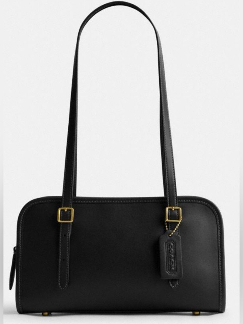 Coach Swing Zip/Black & Brass
